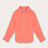 Boys Coral Abaco Linen Shirt