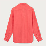 Men's Coral Rose Hoffman Linen Shirt