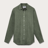Men's Olive Abaco Linen Shirt