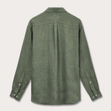 Men's Olive Abaco Linen Shirt
