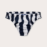 Girls Navy Candy Stripe Calabash Bottoms