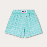 Boys Elephant Dance Mint Swimming Trunks