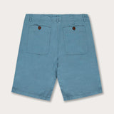 Men's French Blue Burrow Linen Short