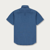 Men's Chambray Manjack Linen Shirt