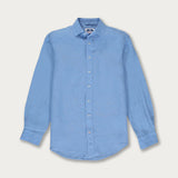 Men's Ocean Blue Abaco Linen Shirt