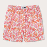 Men's Crazy Coral Orange Staniel Swim Shorts