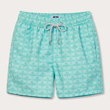 Men's Elephant Dance Mint Staniel Swim Shorts